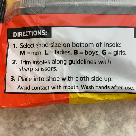 NWT Odor-Eaters®️ 3 Pack, Odor Destroying Insoles. - Picture 5 of 8